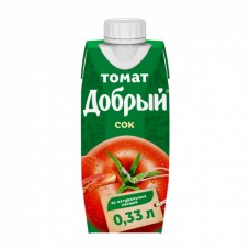 Сок Добрый Томат 0,33л, 24 шт. в уп.