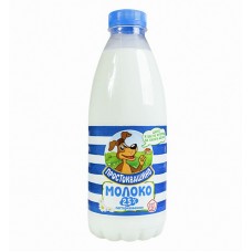 Простоквашино молоко пастеризованное 0,93 литра 2,5% пэт бутылка, 6 шт. в упак.